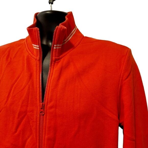 2/$20 Joe Fresh Red Classic Zip Up Sweatshirt Jacket Size: Small - Picture 3 of 5